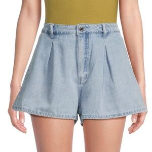 WeWoreWhat Pleated Wide Leg Short